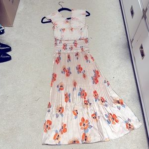 NICHOLAS the Label- Cross Front Smocked Dress